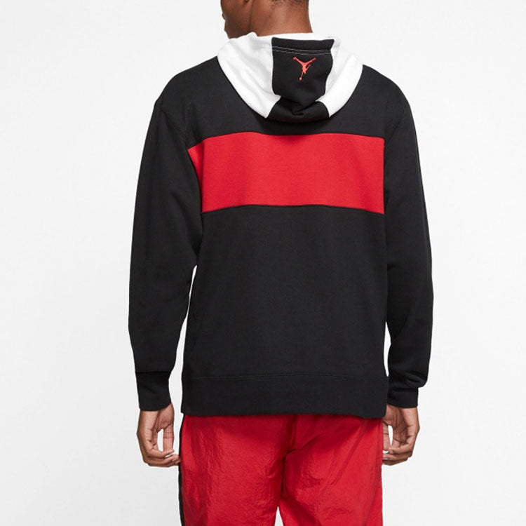 Air Jordan 11 Legacy Splicing Hoodie Asia Sizing 'Black' CU1510-010