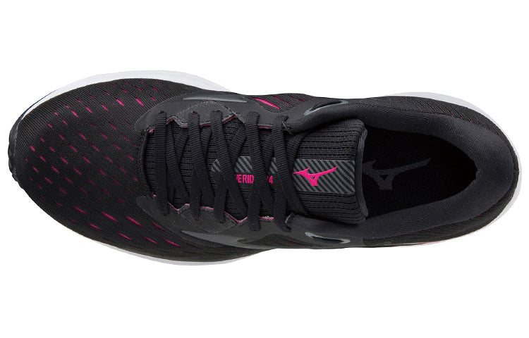 (WMNS) Mizuno Wave Rider 24 Wide 'Black Pink' J1GD200610