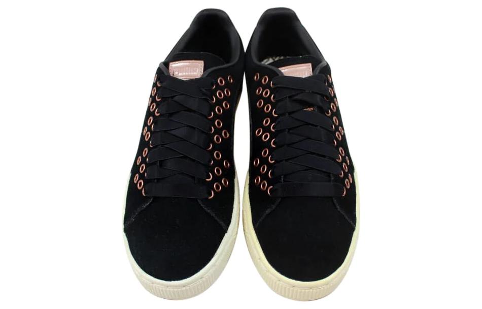 (WMNS) PUMA Suede XL Lace VR 'Black' 364107-01