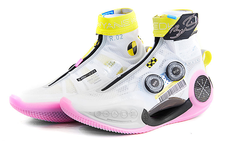 (WMNS) Li-Ning Way of Wade 9 Infinity Test R2 'White Pink Yellow' ABER002-5