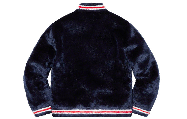 Supreme SS20 Week 1 Faux Fur Varsity Jacket SUP-SS20-026