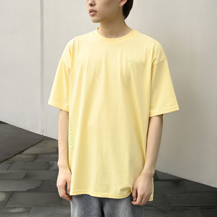 Converse Worldwide Class T-Shirt Asia Sizing 'Yellow' 10021508-A02