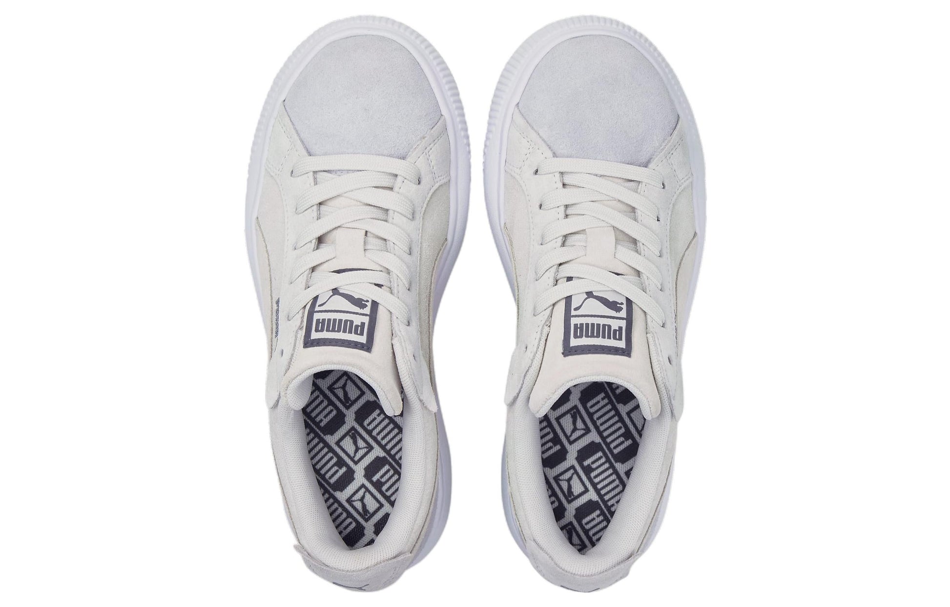 (WMNS) PUMA Suede Mayu Raw Low Tops Casual Skateboarding Shoes Gray 383114-03