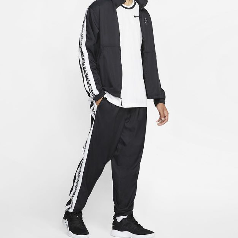Men's Nike Logo Basketball Casual Sports Pants/Trousers/Joggers Black CD9552-010