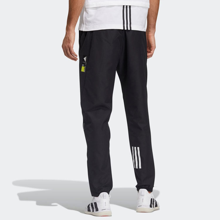 Men's adidas Tec Woven Pnt Solid Color Sports Stylish Long Pants/Trousers Black GL8698