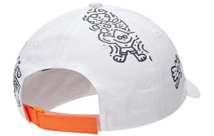 PUMA Mr. Doodle Printing Peaked Cap White 022873-01