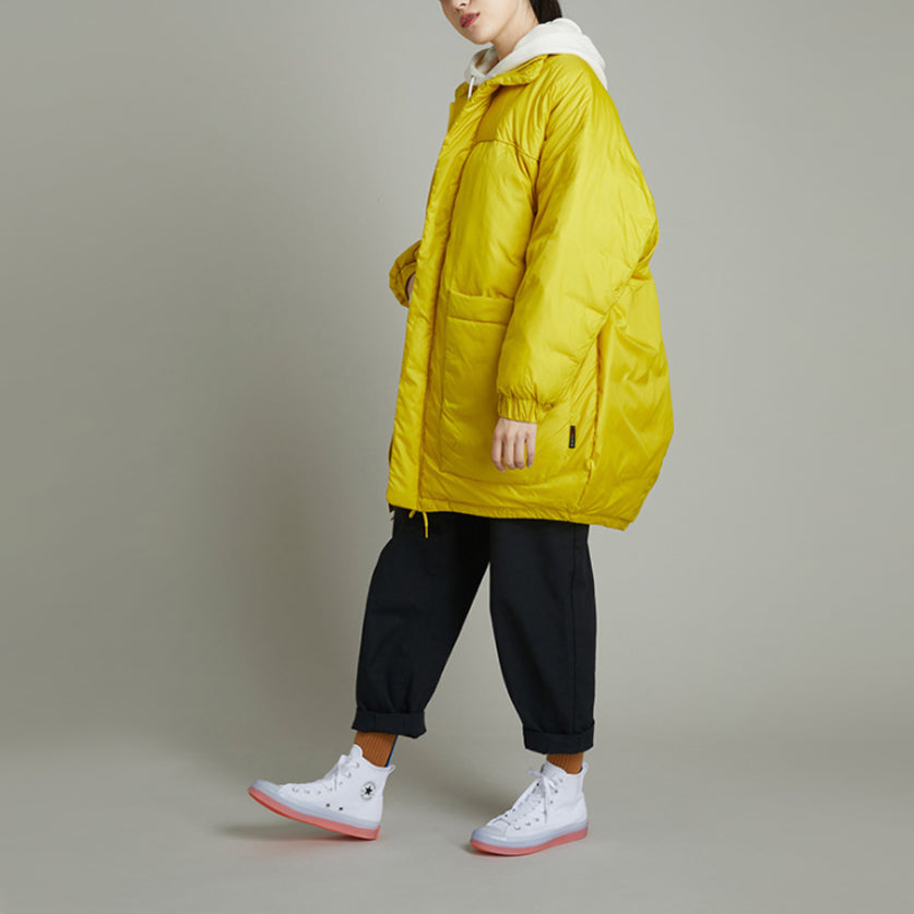 (WMNS) Converse Shapes Padded Jacket Asia Sizing 'Yellow' 10021714-A03
