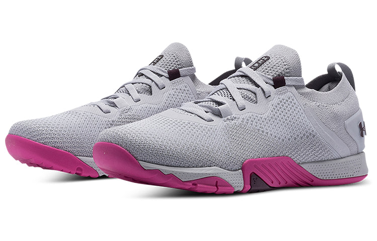 (WMNS) Under Armour TriBase Reign 3 Running Shoes Grey 3023699-100