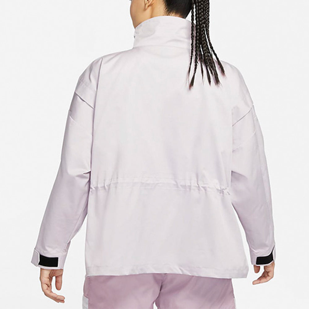 (WMNS) Nike Sw Collection Essentials M65 Casual Solid Color Stand Collar Sports Light Grey Jacket DD5986-511