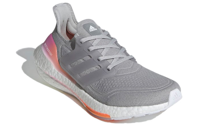 (WMNS) adidas Ultraboost 21 'Grey Screaming Orange' FY0397