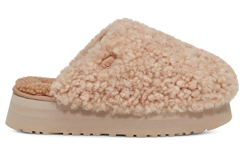 (WMNS) UGG Maxi Curly Platform 'Sand' 1133171-SAN