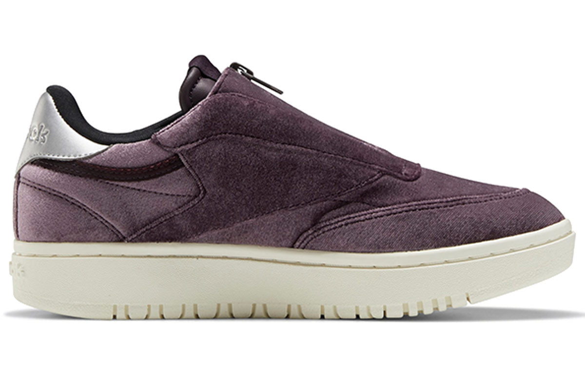 (WMNS) Reebok Club C Double Zip 'Grey Purple' FW1264