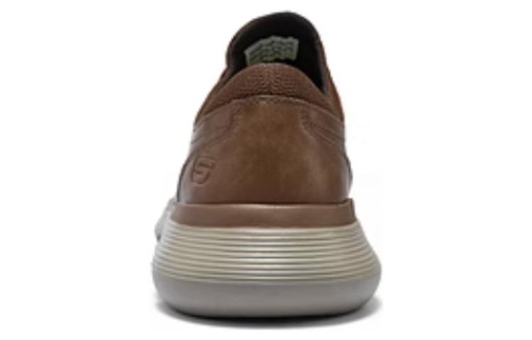 Skechers Leather Casual Shoes 'Brown' 204906-LUG