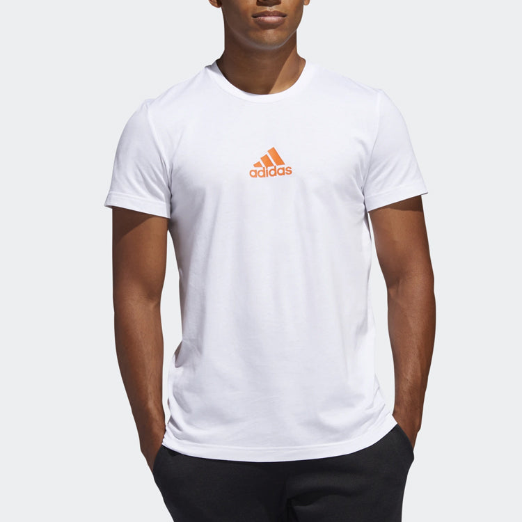 adidas LIL STRIPE TEAM Basketball Sports Short-sleeve Tee Men White FM4967