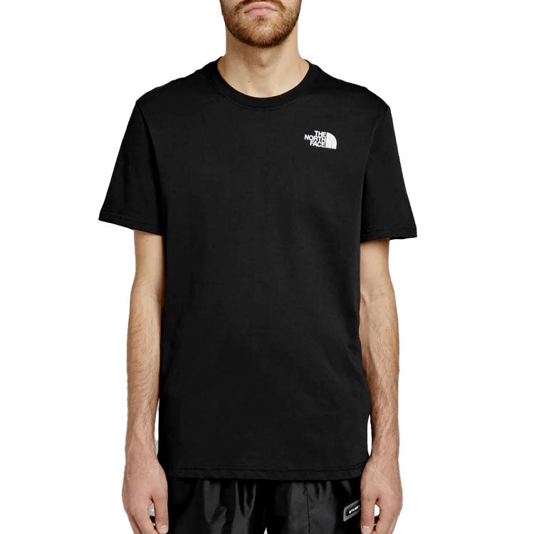 THE NORTH FACE Box Logo Tee Classic Printing Short Sleeve Couple Style Black NF0A3YCYG37