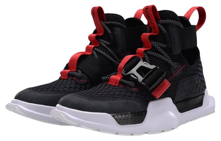 Li-Ning Reburn WS Hi 'Black Red' AGBP023-5