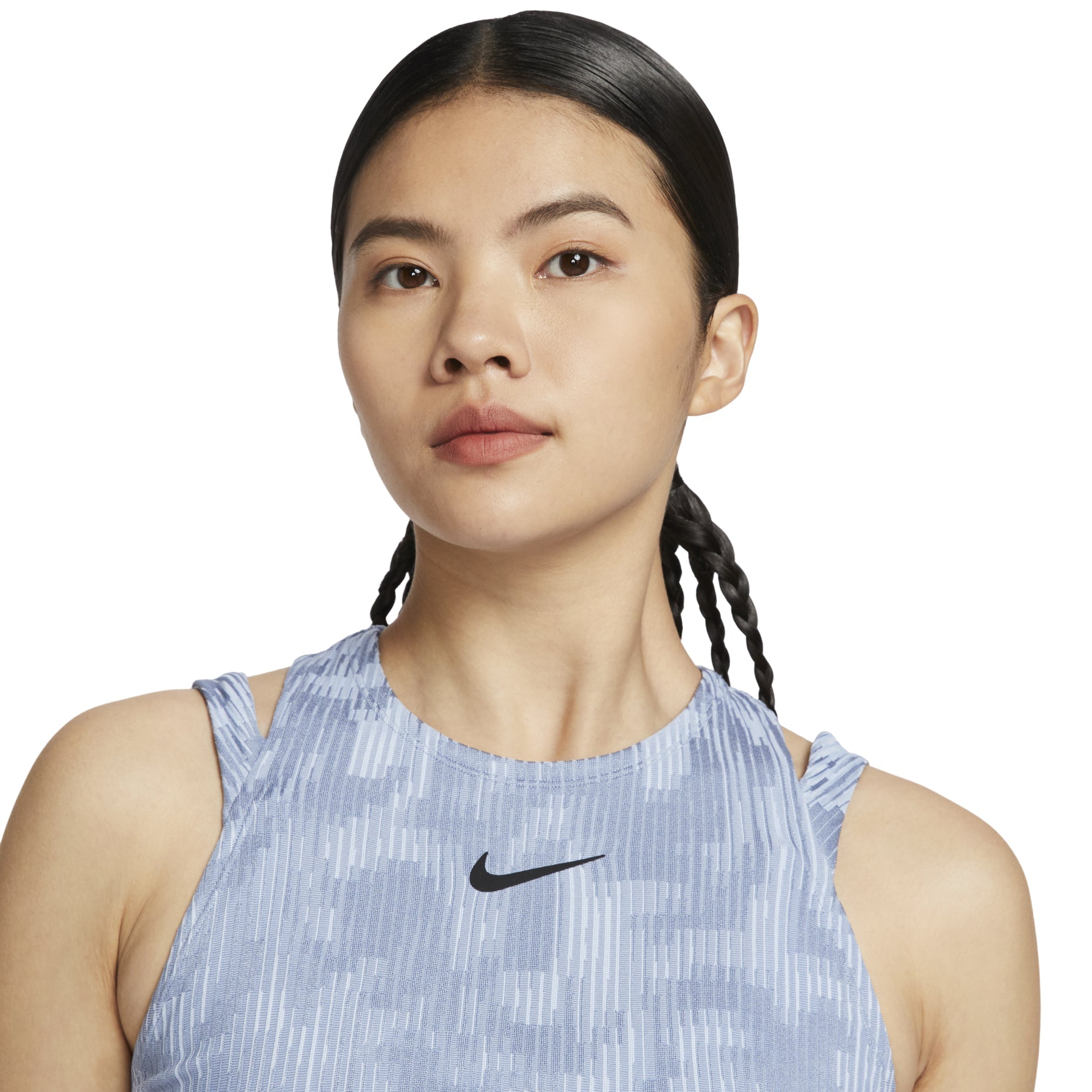 (WMNS) Nike Court Slam Dri-FIT Tennis Tank Top Asia Sizing 'Ashen Slate' FD5647-493
