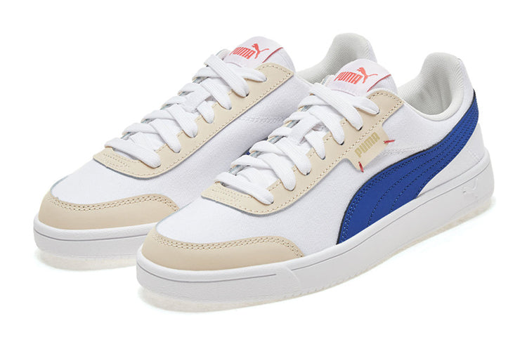PUMA Court Legend Lo CV Trainers 'White Blue' 371937-01