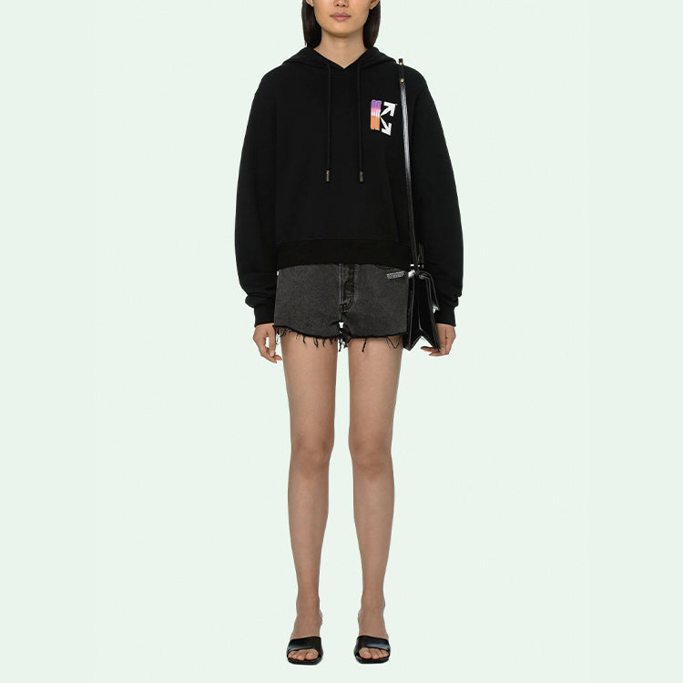 Off-White Gradient Hoodie 'Black Multicolor' OWBB016R21JER0011084