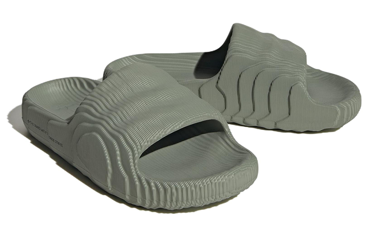 (WMNS) adidas Adilette 22 Slides 'Silver Green Core Black' IG8264