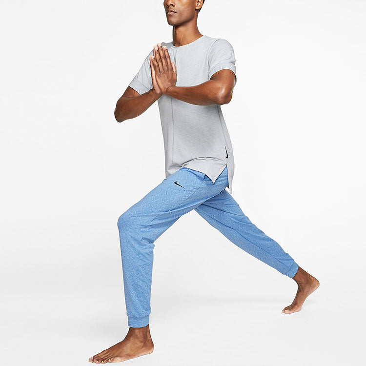 Nike Yoga Dri-FIT Sports Quick Dry Short Sleeve Smoke Grey Light gray BV4035-077