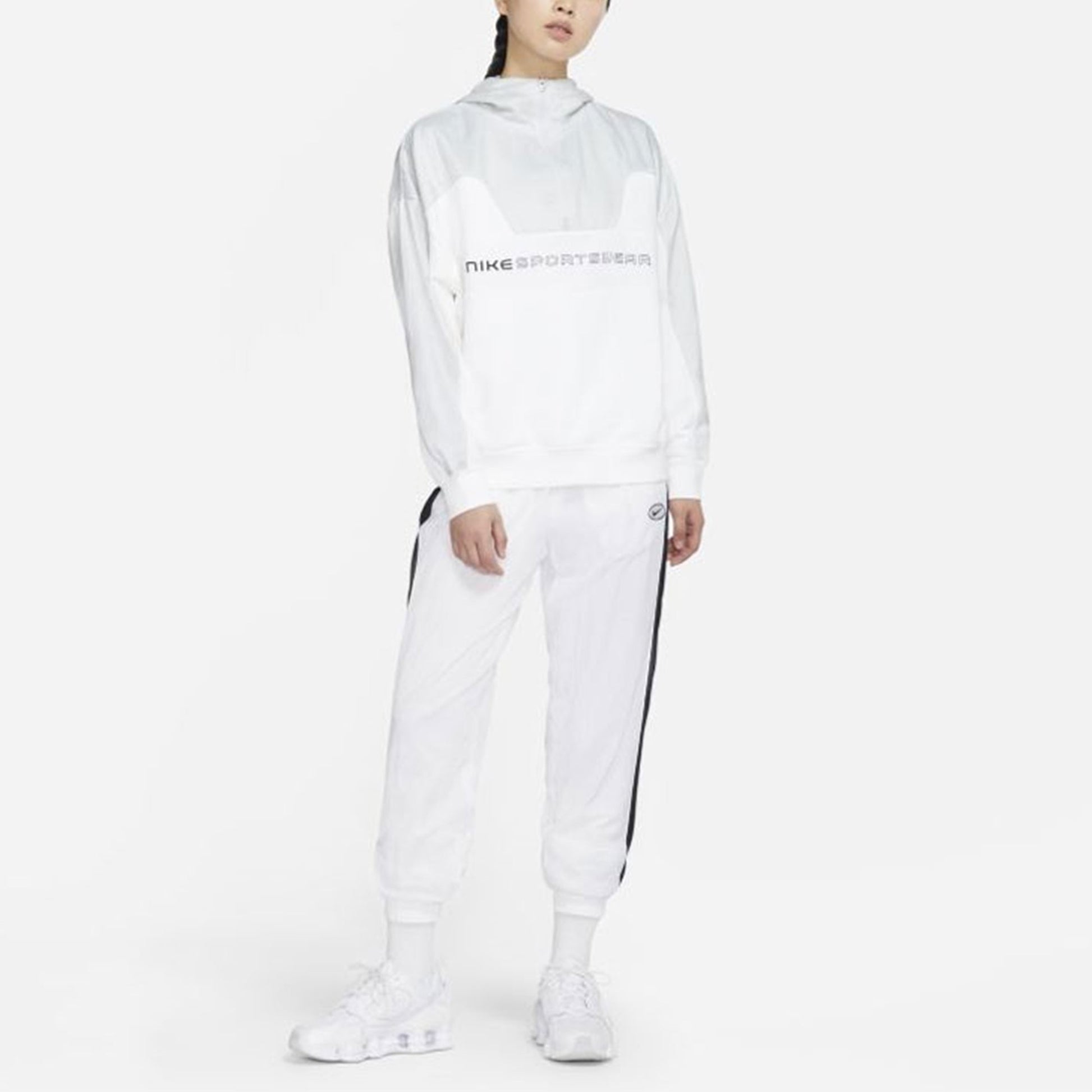 (WMNS) Nike Printing Sports Hooded Jacket White CZ8865-100