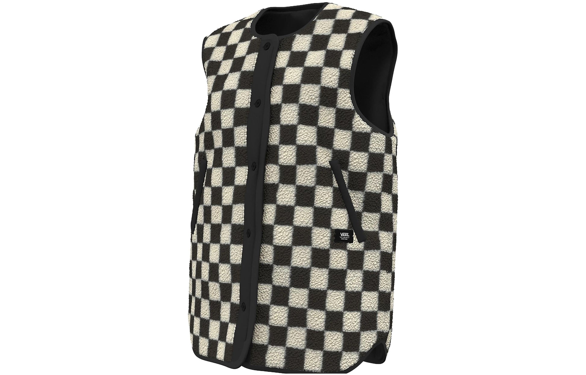 (WMNS) Vans Mason Reversible Vest 'Black White' VN00075NBLK