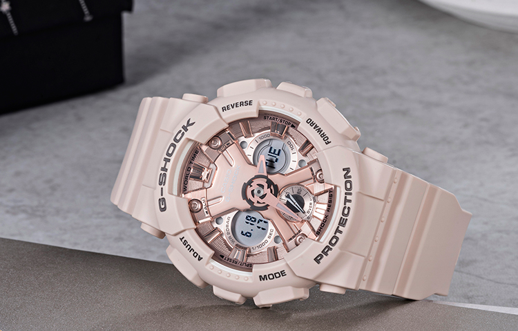 CASIO G-Shock Analog-Digital 'Pink' GMA-S120MF-4APR