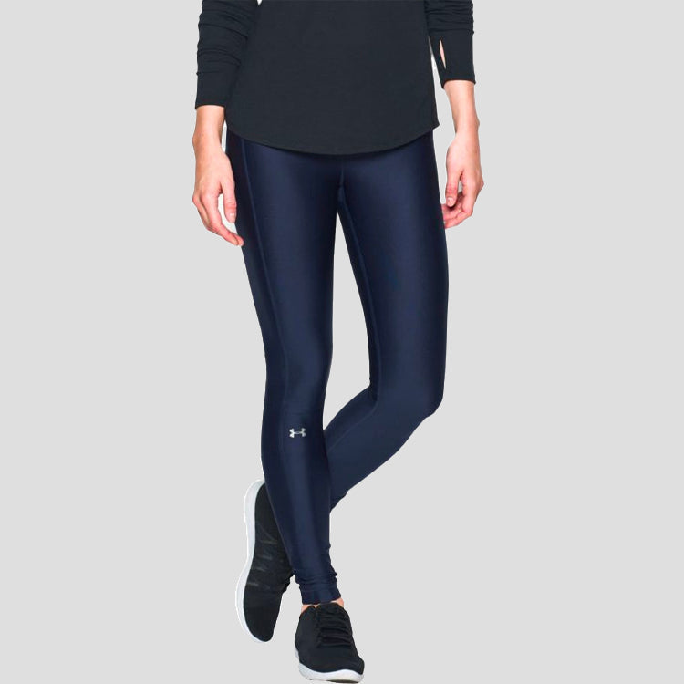(WMNS) Under Armour HeatGear Legging 'Navy Blue' 1297910-410