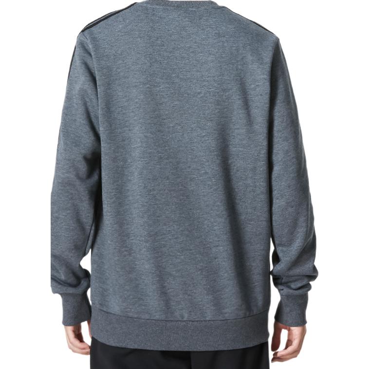Men's adidas Pullover Round Neck Printing Long Sleeves Gray H12166
