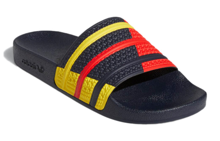 adidas Adilette Slide 'Legend Ink Red Yellow' H05238