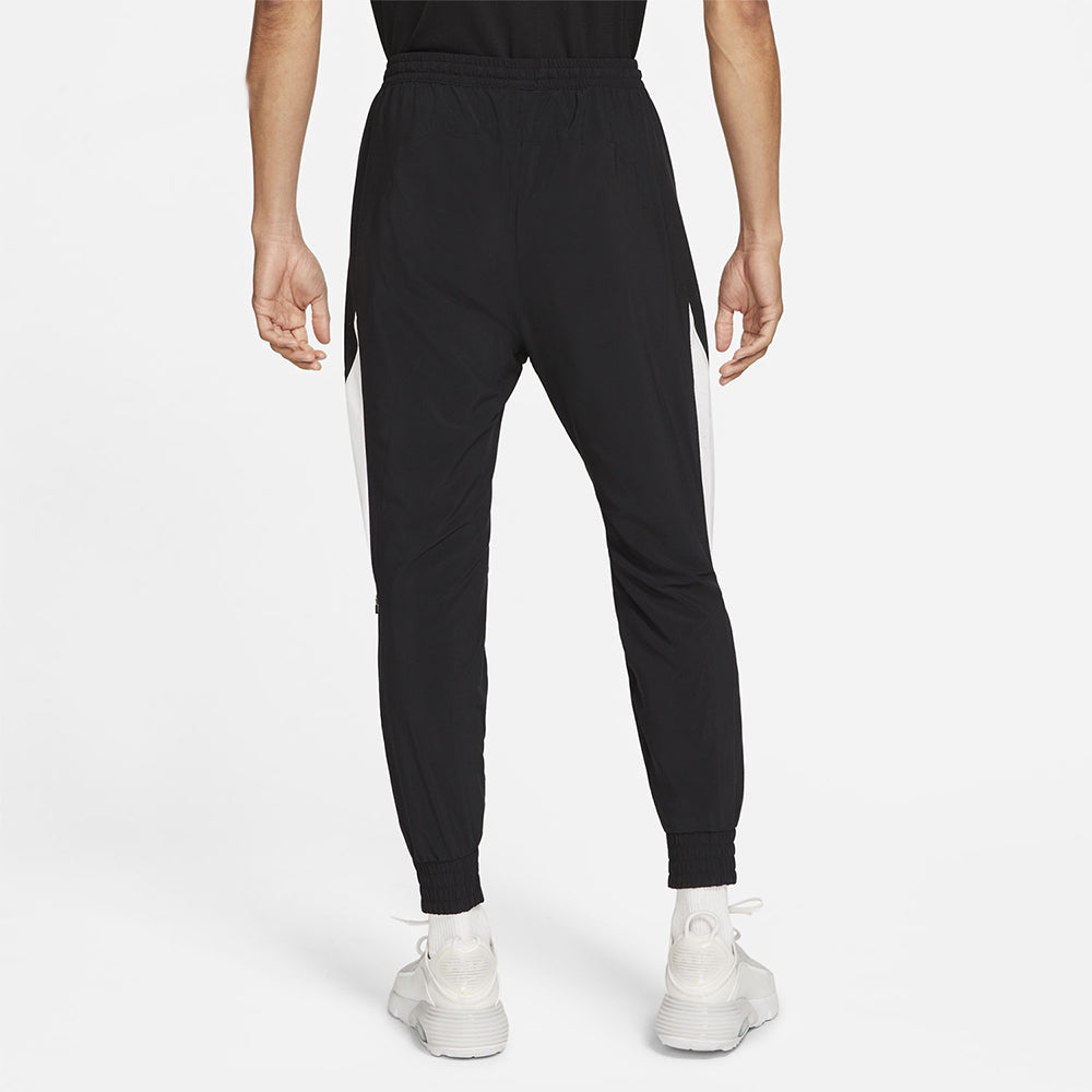 Men's Nike Contrast Color Stitching Bundle Feet Sports Pants/Trousers/Joggers Black CZ1002-010