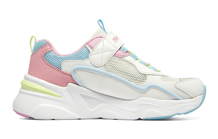 (GS) Skechers Bob's Bamina 'White Pink' 302543L-WPK
