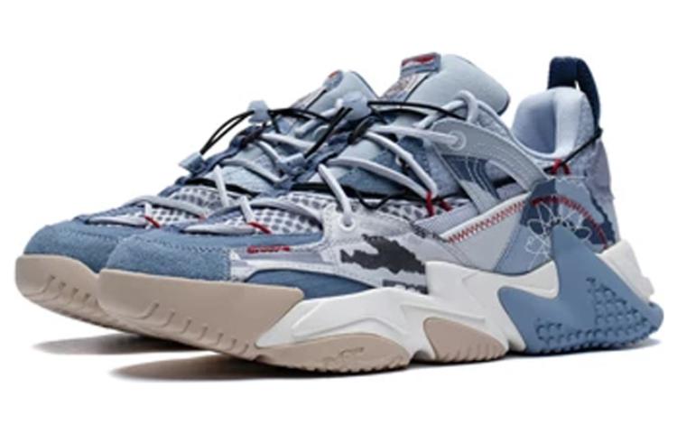 Li-Ning Counterflow WuXing Fashion Show 'Smoke Grey Blue' AGLR171-4