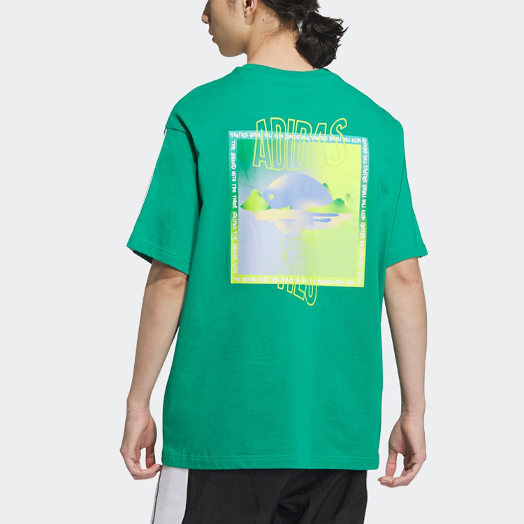 adidas Neo U VBE T-Shirts 2 'Green' IA6744