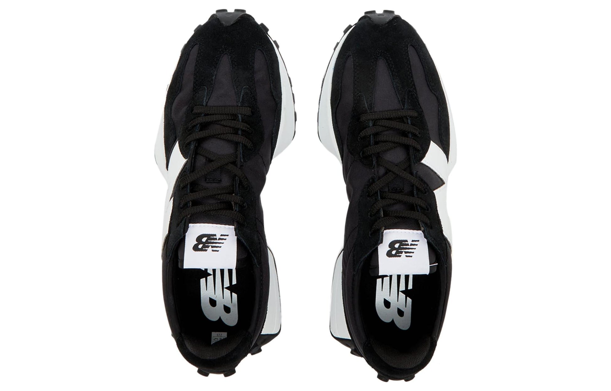 (WMNS) New Balance 327 'Black White' WS327FB1