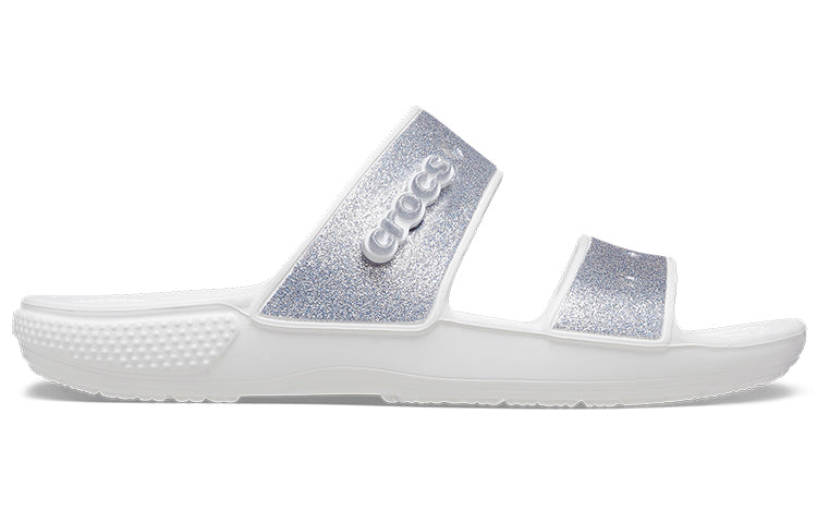 Crocs Classic Casual Fashion Unisex Silver Slippers 207769-90H