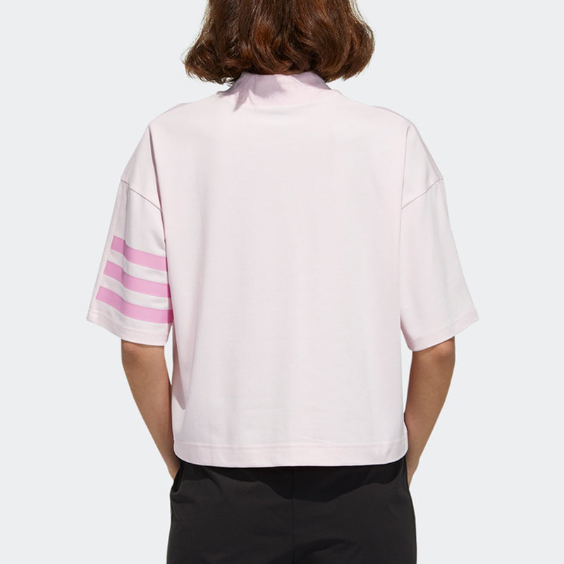 (WMNS) adidas Neo CS MAR T-Shirts Asia Sizing 'Pink' GP5470