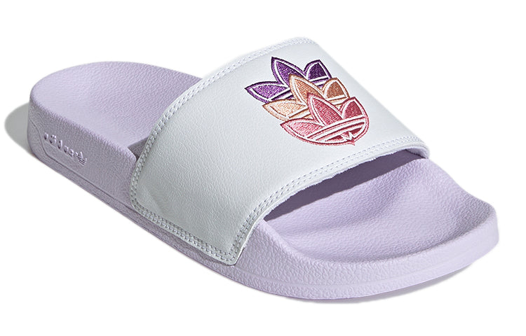 (WMNS) adidas originals Adilette Lite 'White Purple' GZ8144