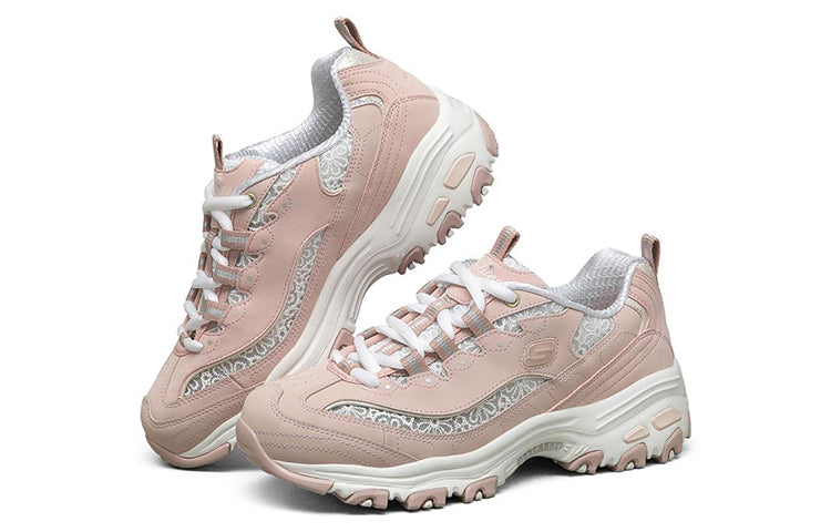 (WMNS) Skechers D'Lites 1.0 Running Shoes Red 149250-ROS