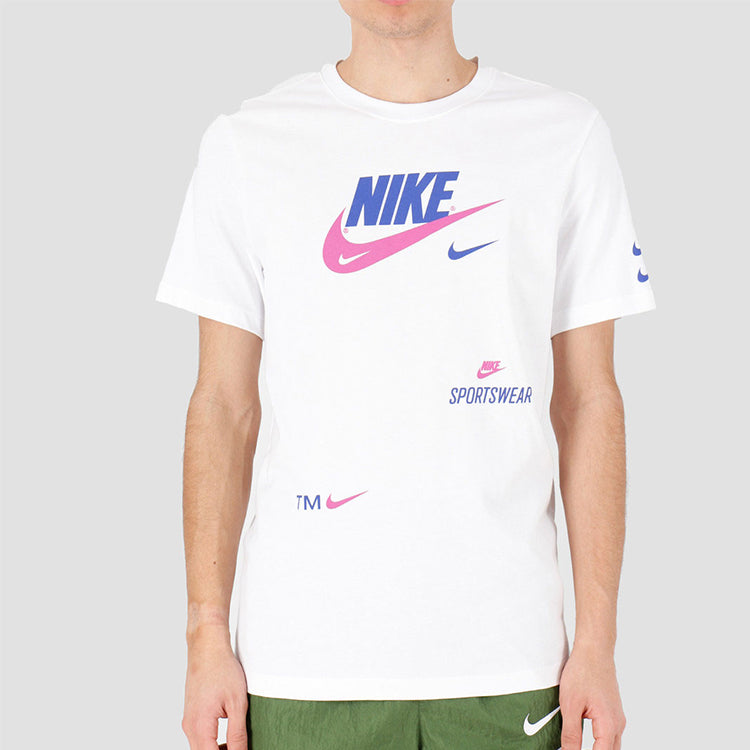 Nike Swoosh Round Neck Short Sleeve White CU0078-100