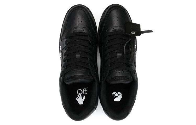 Off-White Out Of Office Sneakers Casual Shoes Black OMIA189S21LEA0041001