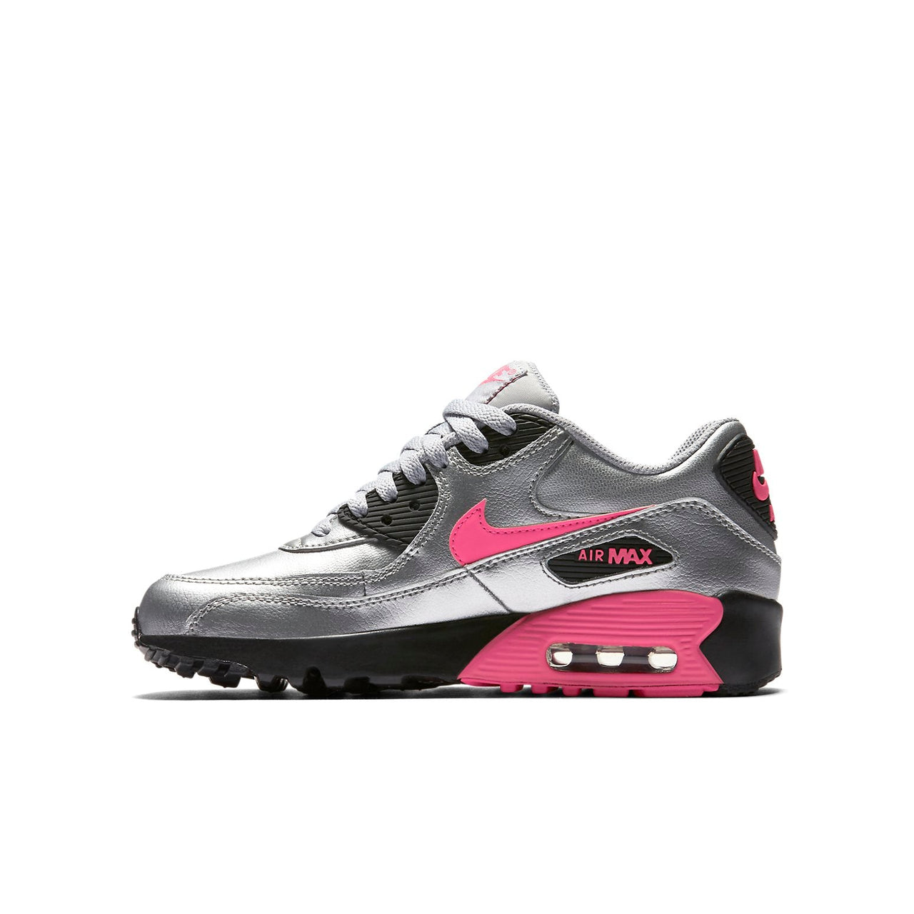 (GS) Nike Air Max 90 LTR 'Metallic Silver Pink' 833376-004