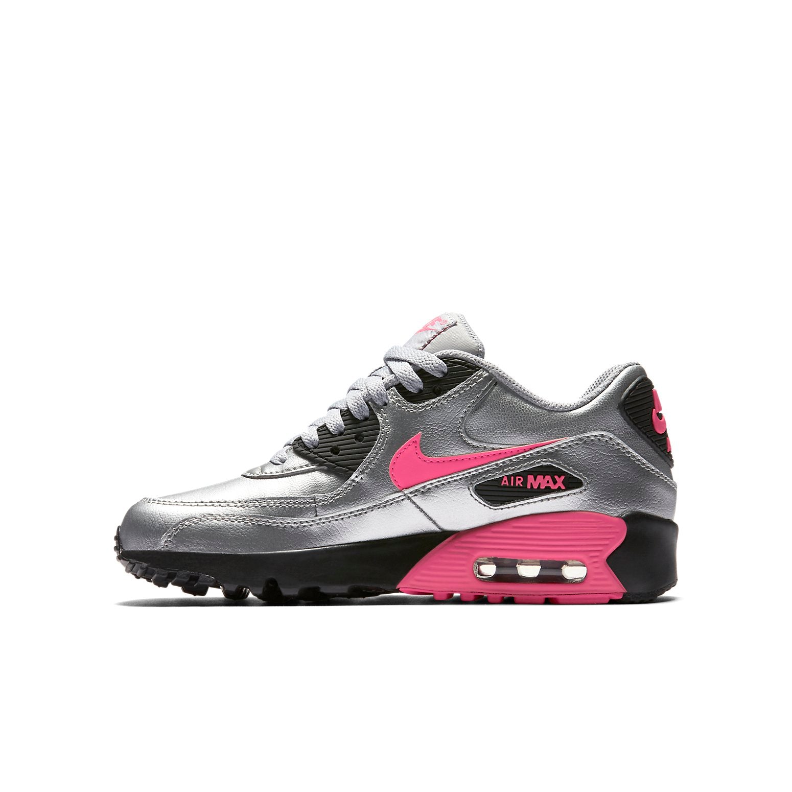 (GS) Nike Air Max 90 LTR 'Metallic Silver Pink' 833376-004