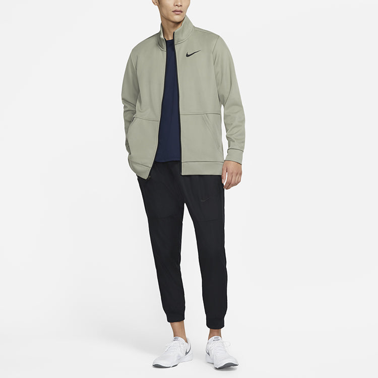 Nike Thrma Running Training Gym Sports Stand Collar Jacket Green CZ7394-320