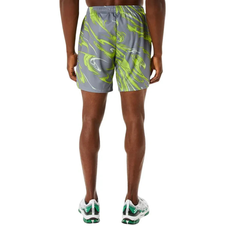 ASICS Suminigashi Motif Print 7IN Shorts 'Grey Green' 2031D776-024
