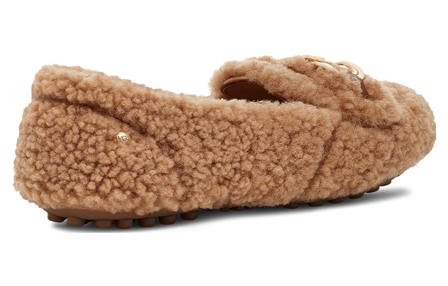 (WMNS) UGG SlipOn Comfortable Loafers 'Brown' 1153515-CHE