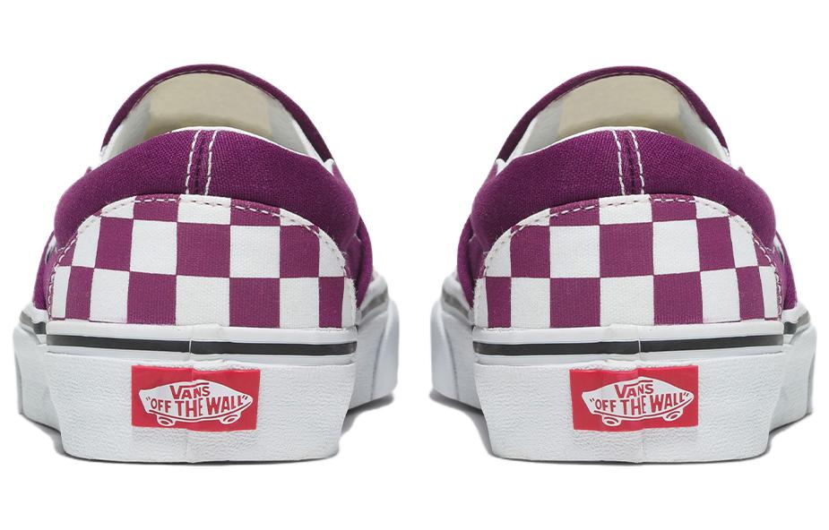 (WMNS) Vans Classic Slip-On Checkerboard 'Purple' VN000BVZDRV
