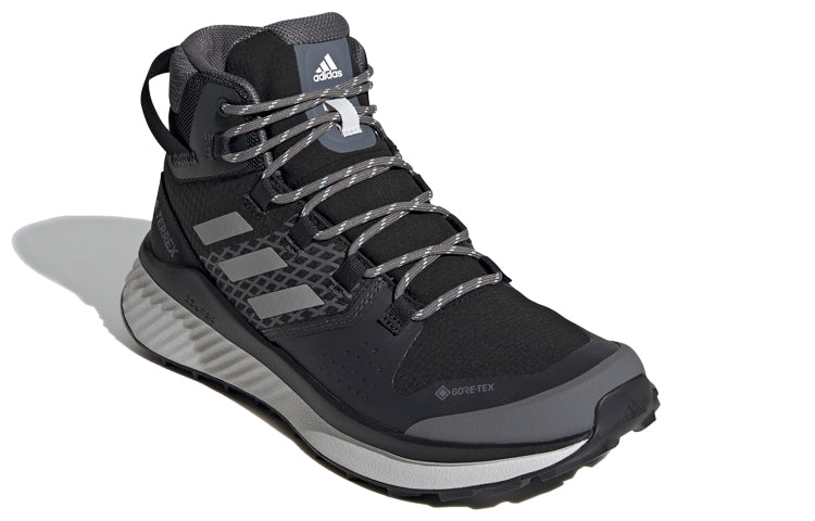 (WMNS) adidas Terrex Folgian Hiker Mid Gore-Tex 'Black Grey' EF2274