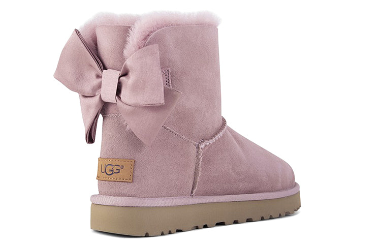 (WMNS) UGG Mini Bailey Bow II Glam Pink 1103130-DUS